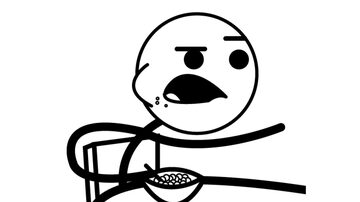 Classic original Cereal Guy rage comic