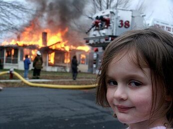 Disaster Girl preview, 2008